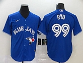 Blue Jays 99 Hyun Jin Ryu Royal 2020 Nike Cool Base Jersey,baseball caps,new era cap wholesale,wholesale hats